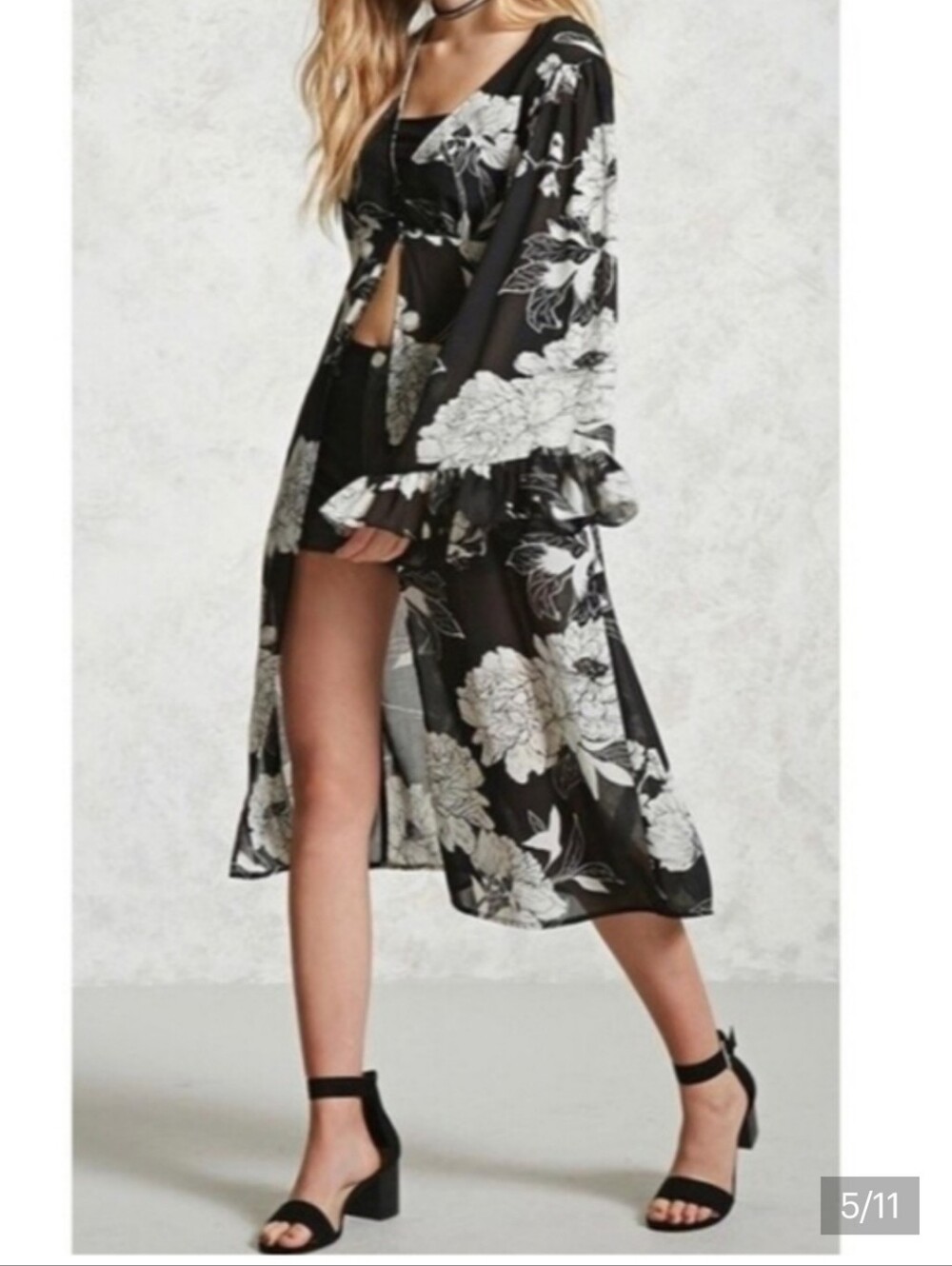 Forever21 Floral Kimono.